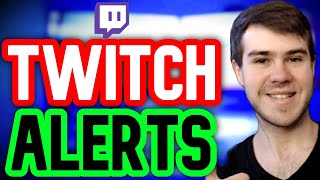 HOW TO SET UP ALERTS IN STREAMLABS✅EASY TWITCH GUIDE [upl. by Yotal860]