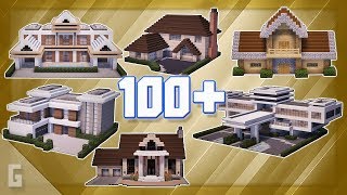 100 Minecraft House Ideas [upl. by Pfeffer]