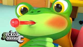 Gecko Gets Sick Mechanicals Take Over  Geckos Garage  Trucks For Children  Cartoons For Kids [upl. by Frolick]