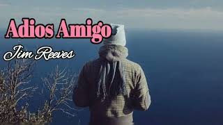 Adios Amigo  Jim Reeves lyrics [upl. by Ahtebbat488]