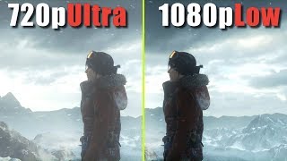 720p Ultra vs 1080p Low  Which is the best qualityperformance [upl. by Duffy]