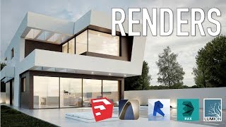 5 Programas para hacer RENDERS ARQUITECTONICOS [upl. by Novar]