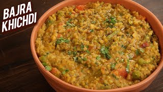 Bajra Khichdi  Pearl Millet Khichdi  Vegetable Khichdi In Pressure Cooker  Ruchi [upl. by Auqinehs]