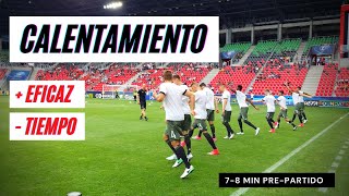 8 MIN CALENTAMIENTO PREVIO a PARTIDO  ENTRENAMIENTO de FÚTBOL  Álvaro Molinos [upl. by Ykcaj]