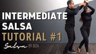 Intermediate Salsa Tutorial  Learn How To Salsa Dance With A Partner  Demetrio amp Nicole [upl. by Aynna]