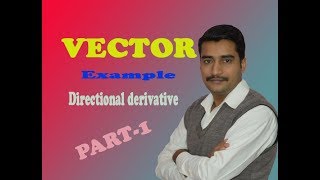 Directional derivative best example 1 PART1 [upl. by Ellinad]