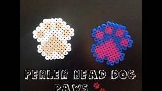 How To Make A Perler Bead Dog Paw [upl. by Nikolia]