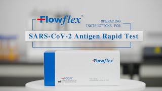 Flowflex SARSCoV2 Antigen Rapid Test Video English [upl. by Sackman]