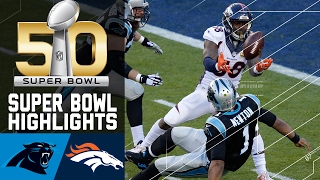 Super Bowl 50 Highlights  Panthers vs Broncos  NFL [upl. by Ordnasela544]