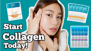 Belo Collagen Powder Drink Review  I TRIED FOR 7 DAYS [upl. by Navonoj668]