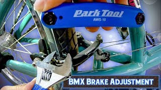 How To Adjust BMX Brakes [upl. by Ttik]