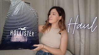 HUGE HOLLISTER JEAN HAUL AND MORE  PETITE [upl. by Claudia]