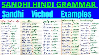 Sandhi संधि। Sandhi Vichchhed। Sandhi Viched। संधि विच्छेद Karen। [upl. by Aeresed]