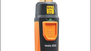 Testo 552i vacuum gauge [upl. by Nnorahs887]