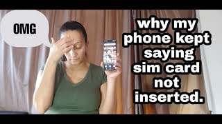 Why does my Samsung S20 plus keep saying no Sim card inserted [upl. by Ferino535]