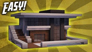 Minecraft How To Build A Small Modern House Tutorial 9 [upl. by Tsai953]