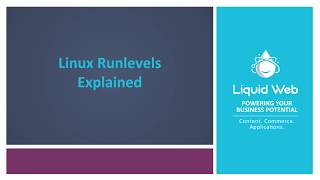 Linux Runlevels Explained [upl. by Enneite]