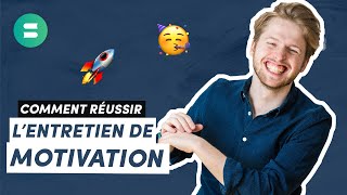 Comment RÉUSSIR TON ENTRETIEN de Motivation  😎 école de commerce ingé stage [upl. by Richers60]