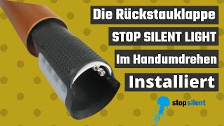 Die Rückstauklappe Stop Silent SL13 ex Light  Im Handumdrehen installiert [upl. by Four538]