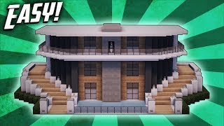 Minecraft How To Build A Modern Mansion House Tutorial 23 [upl. by Hearn]