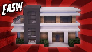 Minecraft How To Build A Small Modern House Tutorial 18 [upl. by Margarette]