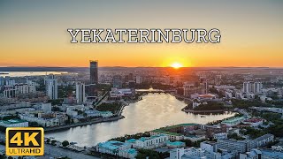 Yekaterinburg Russia 🇷🇺  4K Drone Footage [upl. by Reibaj]