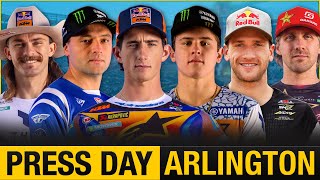 2025 Arlington Supercross Press Day  Deegan Sexton Roczen [upl. by Sherry]