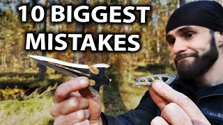 10 BIGGEST Beginner Knife Throwing Mistakes [upl. by Airt]