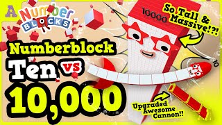 Numberblock 10000 Massive amp Tall vs Ten Amazing amp Craziest Episode Ever [upl. by Marinelli985]