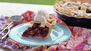 Homemade Cherry Pie Recipe 🥧 [upl. by Uohk991]