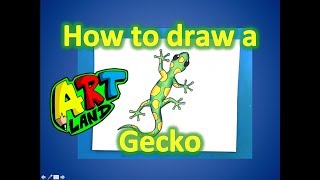 How to draw a Gecko [upl. by Eelam]