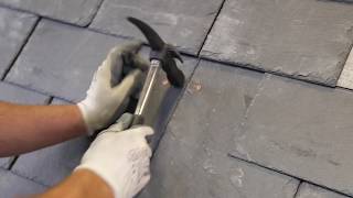 How To Replace Damaged Slate [upl. by Yelkao]