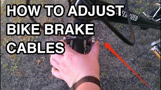 How to Tighten Bike Brake Cables [upl. by Lloyd566]