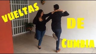 Vueltas de cumbia Complejas 15 vueltas explicadas [upl. by Letha]