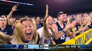 Villanova vs North Carolina 2016 National Championship game highlights [upl. by Ihsakat902]