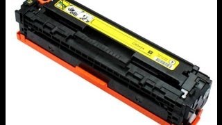 HP CP1215 CP2025 Pro 200300 Toner Cartridge Refill Instructions [upl. by Ahsinit]