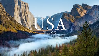 Top 25 Places To Visit In The USA [upl. by Ysor]