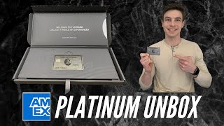 American Express Platinum Card Unboxing and Benefits 2021 [upl. by Hotchkiss250]