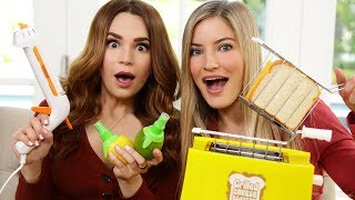 TESTING FUN KITCHEN GADGETS w iJustine [upl. by Aniaz]