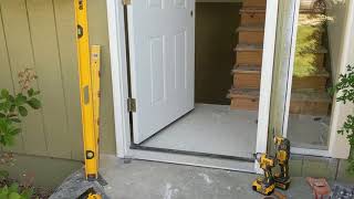 Jeld Wen Front Door Installation  Really crappy products and craftsmanship PART 1 [upl. by Atena935]