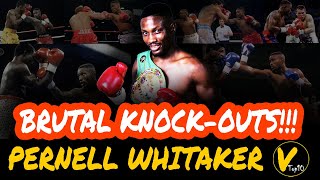 10 Pernell Whitaker Greatest Knockouts [upl. by Zealand]