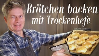 Brötchen selber backen mit Trockenhefe [upl. by Nytsud290]