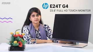 HP E24T G4 238quot Full HD Touch Monitor [upl. by Daryle488]