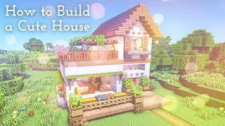 Minecraft How To Build A Cute House [upl. by Annatnom]