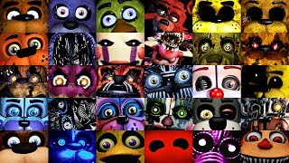 All FNAF Jumpscares in 6 Minutes 20142019  FNAF 1 2 3 4 SL PS UCN VR [upl. by Adnuhsal]