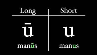 The Latin Alphabet  Vowel Pronunciation [upl. by Oirelav]