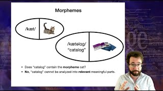 Introduction to Linguistics Morphology 1 [upl. by Nonnahc215]