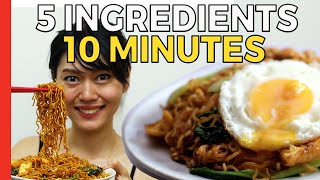 EASY Maggi Mee Goreng Mamak Recipe  Malaysia Fried Instant Noodle [upl. by Dolphin944]