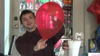 Balloon Basics  How To Tie A Latex Balloon Properly [upl. by Nuawaj]