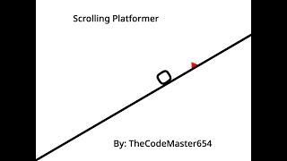 Scrolling Platformer Tutorial [upl. by Weissmann292]